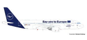 Herpa Wings 1:200 Airbus A 320 Lufthansa, Yes to Europe 559997 - Picture 1 of 1