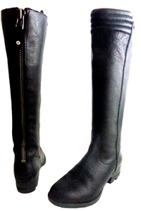 Botas impermeables altas de cuero negras SOREL Danica US 7M NL2546-010 con cremallera trasera - Imagen 1 de 11