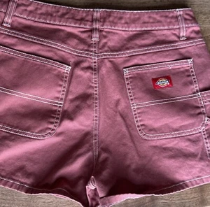 Dickies Shorts Women’s Rust Red 9/29 Carpenter Jeans Denim High Rise 2.5 inseam - Picture 1 of 10