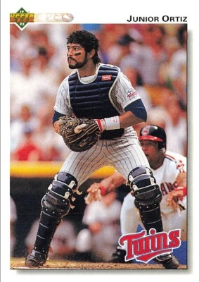 1992 Upper Deck  #109 Junior Ortiz Minnesota Twins - Image 1 of 2