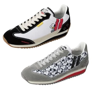 PEANUTS SNOOPY Sneaker Collaboration Model 2 Types 24cm-27cm Made in JAPAN NEW - Picture 1 of 27