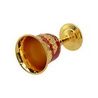 Elegant Gold Wine Cup with Vintage European Style for Home Bar or Beverage