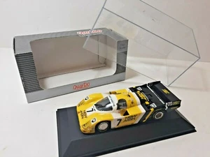 Quartzo Porsche 956 Long Tail #7 New Man Le Mans 1984 Winner Q3072 YELLOW - Picture 1 of 7