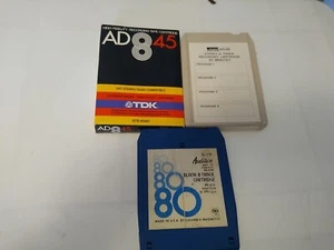 New TDK 8TR-45AD Recordable Quadraphonic Compatible 8 Track Tape & 2 More Japan - Picture 1 of 12