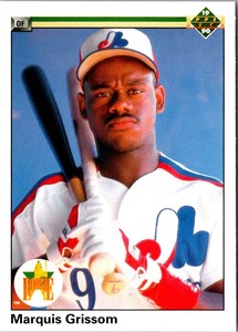 1990 Upper Deck Marquis Grissom #9 Montreal Expos