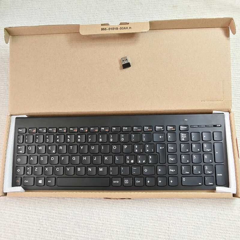 Black wireless keyborad SK-8861 for Lenovo Italian layout - Image 1 of 4