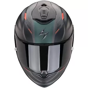 Casco Exo-1400 Evo 2 Luma Nero Opaco Verde - Imagen 1 de 3