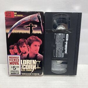 Children of the Corn V Fields of Terror - Stephen King VHS Tape - Pre-owned