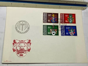 Liechtenstein First Day Cover Land-Ammanner Wrappen 1981 - Picture 1 of 2