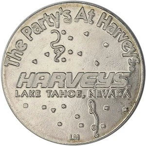 LM The Party at Harvey's Casino Lake Tahoe, Nevada .6 oz .999 plata fina BU... - Imagen 1 de 2