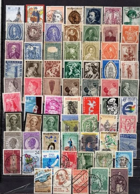 BELGIUM.  COLLECTION BUILDER OF 236 ALL DIFFERENT STAMPS.  MOSTLY COMMEMORATIVES - Image 1 of 4