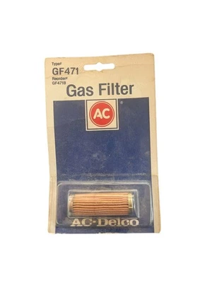 AC Delco GF471 / GM 5651803 fuel filter Brand NEW  OEM Vintage Deadstock NOS - Изображение 1 из 2