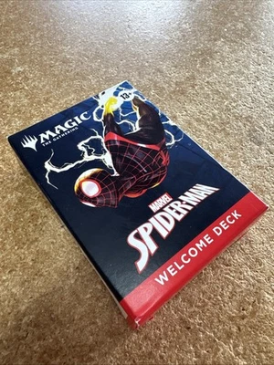 MTG Magic The Gathering Marvel Spider-Man Miles Welcome Deck - Green - Image 1 of 2