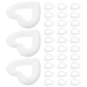 45pcs Foam Heart Wreaths Hollow Foam Hearts Props for Wedding - Picture 1 of 10