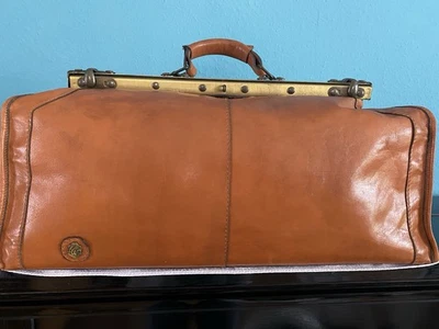 Echtleder Luxus Reise Arzt Doktor Hebammen Tasche Koffer - Bild 1 von 4