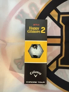 HAPPY GILMORE 2 Callaway Chrome Tour (Trikot + Sticks) 3 NEU TRUVIS Golfbälle - Bild 1 von 2