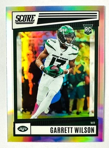 2022 Chronicles Score Garrett Wilson SILVER Prizm RC #SP-306 Jets Rookie! - Picture 1 of 3