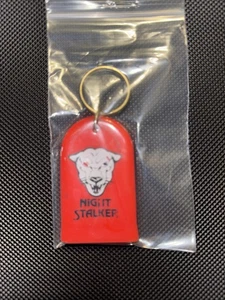 Porte-clés vintage 1988 American Gag Bag porte-monnaie NIGHT STALKER - Photo 1/2