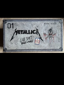 Metallica "Live Shit: Binge & Purge" Box Set 3 VHS, 3 CDs, Book, Stencil, Pass - Picture 1 of 18