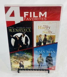 4 Film Favorites Moonstruck When Harry Met Princes Bride Rain Man - Imagen 1 de 3