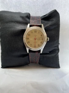 Unknown Mens Swiss Made Vintage 17 jewels incabloc leather strap watch - Picture 1 of 12