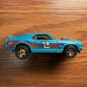 Hot Wheels Blu 1970 Ford Mustang Mach 1 2023 Confezione Multipla Esclusiva Da Collezione - Foto 1 di 4