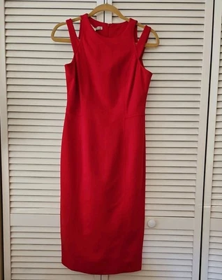 Maggy London Women’s  bodycon midi Sheath cocktail Dress Career Office Size 6 - Image 1 of 4