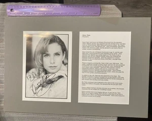 DANA PLATO handsigniertes 8 x 10 Foto COA Autogramm SCHÖN VERSCHIEDENE STRICHE - Bild 1 von 3