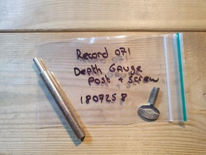 Vintage Record 071 Router Plane Depth Gauge Post Old Woodworking Hand Tools Tool - Picture 1 of 1