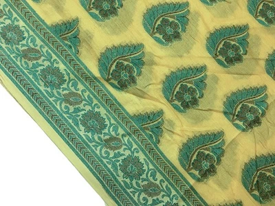 Sari de seda pura Tussar 100 % seda vintage tela india reciclada TSS3130 Foto 1 de 4