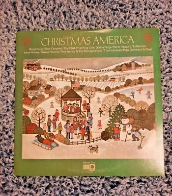 Christmas America. Vinyl Record LP Album. SL 6950. 1974, Capitol. Crosby Haggard - Image 1 of 4