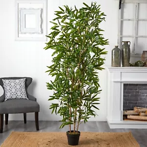 6’ Bamboo Artificial Tree (Real Touch) UV (Indoor/Outdoor). Retail $199 - Picture 1 of 5