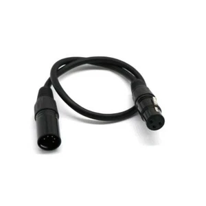 DMX Adapter 5-Pin DMX Male to 3-Pin XLR Female Cable Converter Wire - Picture 1 of 7