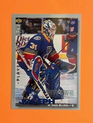 1995-96 Collector's Choice Player's Club #291 Curtis Joseph Hockey Card St.Louis - Image 1 of 2