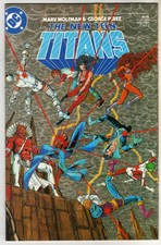 NEW TEEN TITANS #3 1984 GEORGE PEREZ NIGHT WING STARFIRE COPPER AGE VERY FINE