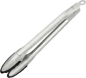Rosle 12987 Locking Tongs Silicone 11.8 in, Silver,Cooking Utensils - Picture 1 of 1