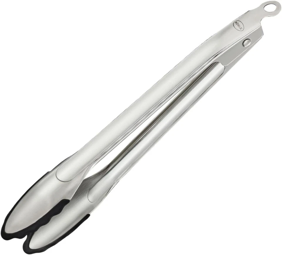 Rosle 12987 Locking Tongs Silicone 11.8 in, Silver,Cooking Utensils - Image 1 of 1