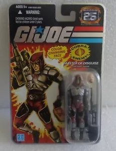 NUOVA CARTA LAMINA MOC 2007 HASBRO GI JOE 25° ANNIVERSARIO ZARTAN MASTER OF TRAVESTISE - Foto 1 di 2