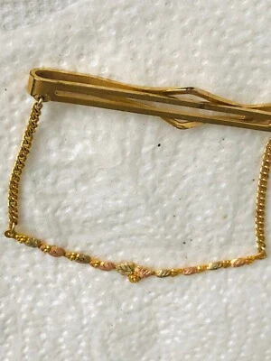 Vintage Black Hills Gold Co 10-12k Tie Bar (Bk tie Bar Not On Scale. See Note. - Image 1 of 4