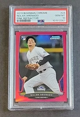 Nolan Arenado 2013 Bowman Chrome Pink Magenta Refractor RC #11/35 PSA 10 *READ* - Image 1 of 4