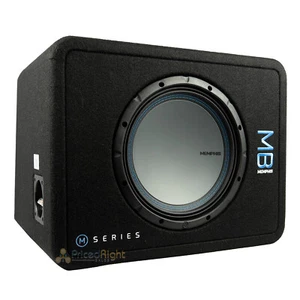 Memphis Audio Loaded Subwoofer Enclosure For A Single 500W RMS 10" Sub MBE10S2 - Picture 1 of 6