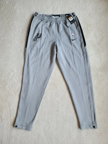 Nike NBA San Antonino Spurs Mens 2XL Tall Therma Flex Sweat Tear Away Pants Gray Cover
