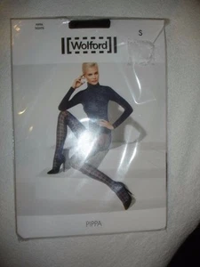 Wolford PIPPA Sz S Tights Stockings Black New NIP Small 14429 - Picture 1 of 2
