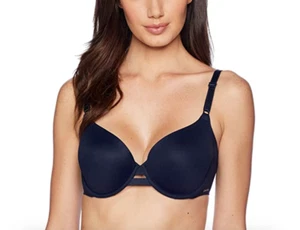 Calvin Klein L33117 Womens Navy Invisibles Full Coverage T Shirt Bra Size 36D - Picture 1 of 3