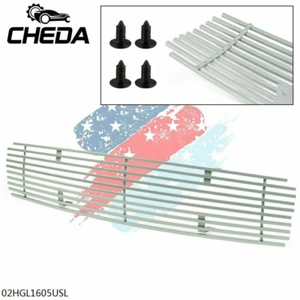 Front Upper Bumper Chrome Billet Grille Insert Fits For 2009-2014 Nissan Maxima - Picture 1 of 12