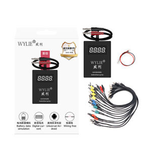 WYLIE DC Power Supply Current Boot Up Test Cable for Android IOS Phones Test Lin