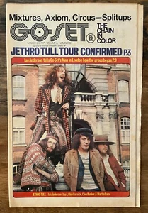 REVISTA GO-SET Vol 6 No 12 Mar 1971 Jethro Tull Chain Tully ¡Excelente Estado! - Imagen 1 de 9