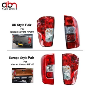 Pair Rear Tail Light Lamp Fit Nissan Navara NP300 Pickup Truck 2016-2017 RH & LH - Picture 1 of 20