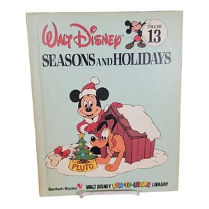 1983 Walt Disney Temporadas y vacaciones volumen 13 divertido de aprender libro de biblioteca - Imagen 1 de 22