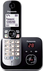 Panasonic KX-TG6821GB - Schnurloses Digitaltelefon mit Anrufbeantworter - Zdjęcie 1 z 3